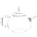 Individual Cute Tea Pots Glass Tea Carafe 600ml Coffee Pots